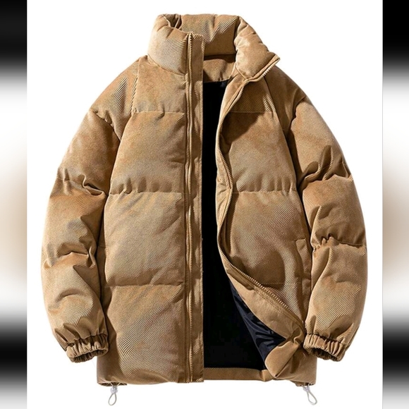 Jackets & Coats | Puffer Jacket Tan Color Winter Jacket | Poshmark